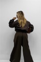 pantalone con elastico in vita e polsino marte